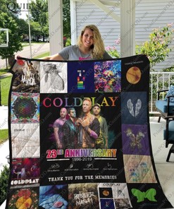 Bl Coldplay Quilt Blanket Bedding Set for Home Décor