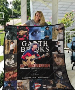Bl- Garth Brooks Quilt Blanket