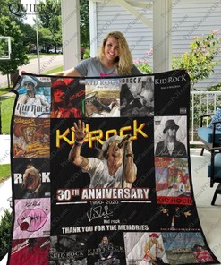 Bl Kid Rock Quilt Blanket Bedding Set for Home Décor