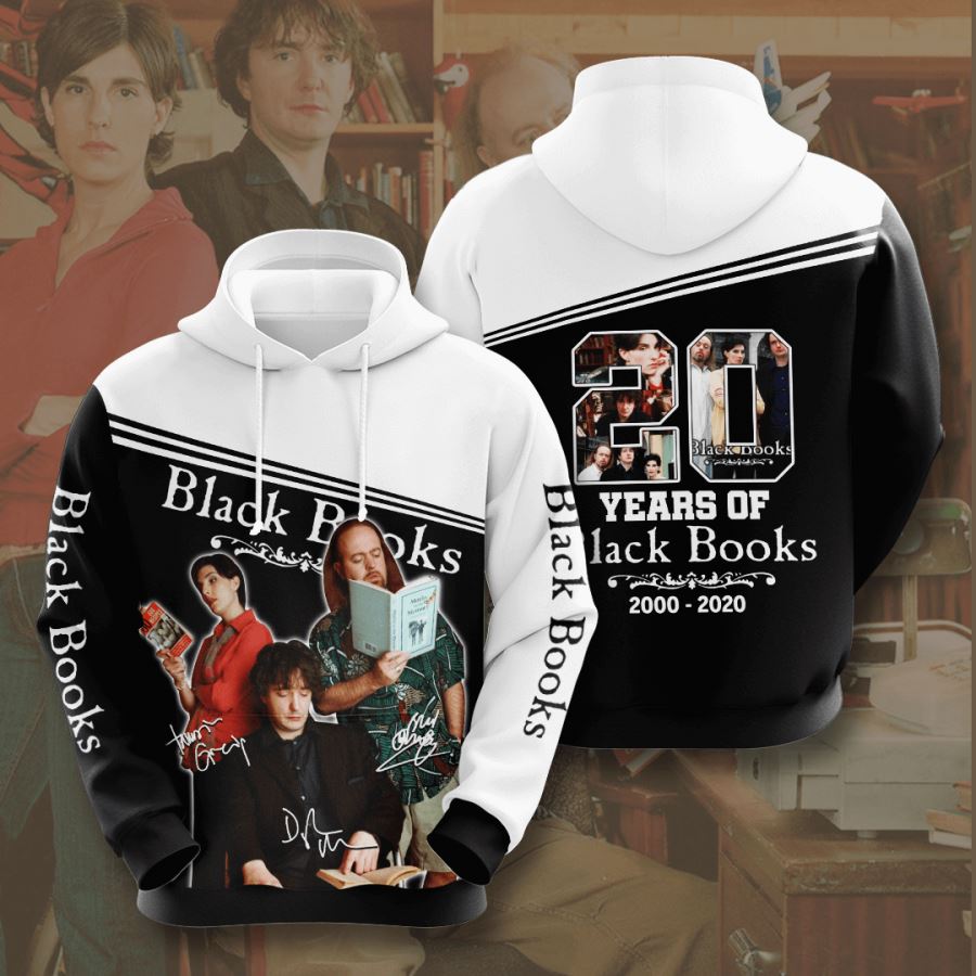 Black Books Custom Hoodie 3D