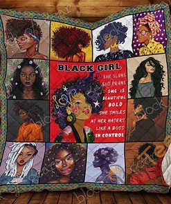 Black Girl – The Queen Of Beauty Quilt Blanket Bedding Set