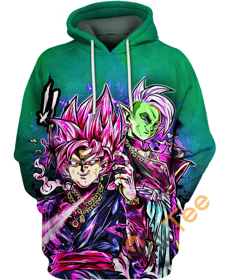 Black Goku And Zamasu Hoodie 3D