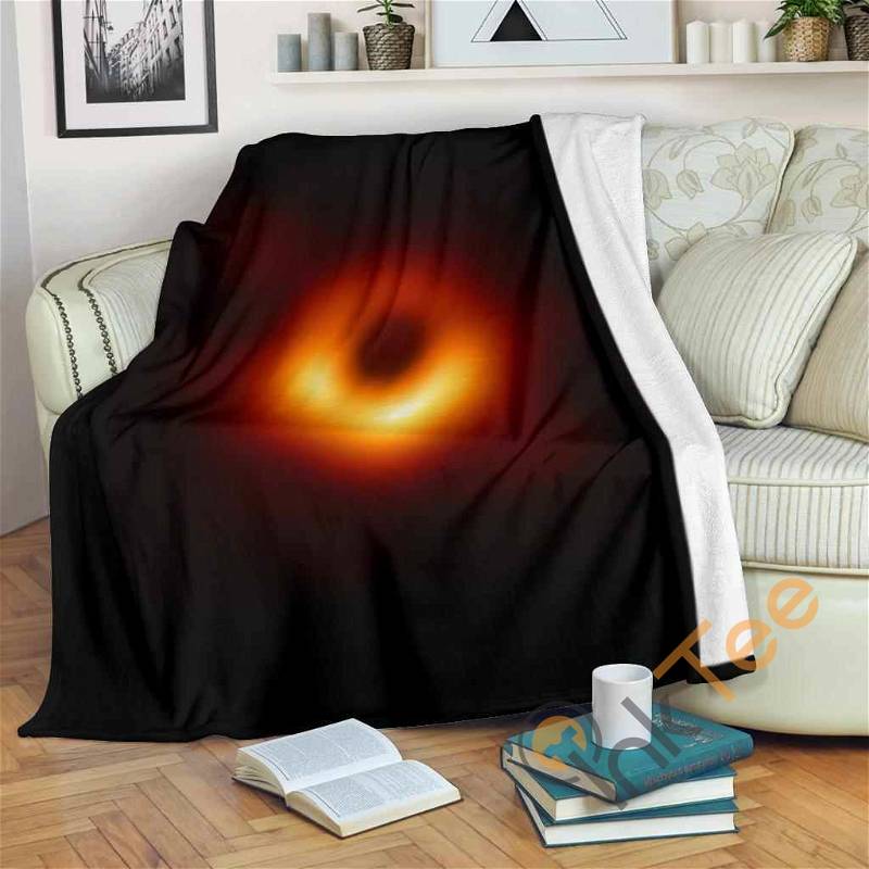 Black Hole Sherpa Fleece Blanket Gifts for Family, for Couple
