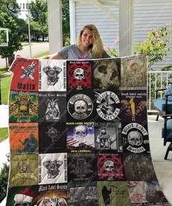 Black Label Society Albums Quilt Blanket Bedding Set For Fans Ver