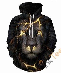Black Lion Epic Animal Hoodie 3D