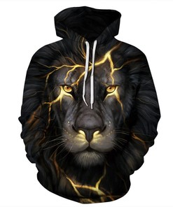 Black Lion Epic Animals Hoodie 3D