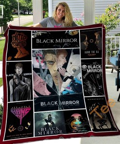 Black Mirror Quilt Blanket Bedding Set