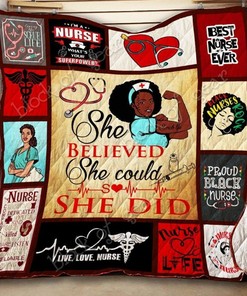 Black Nurse Quilt Blanket Bedding Set for Bedroom Décor