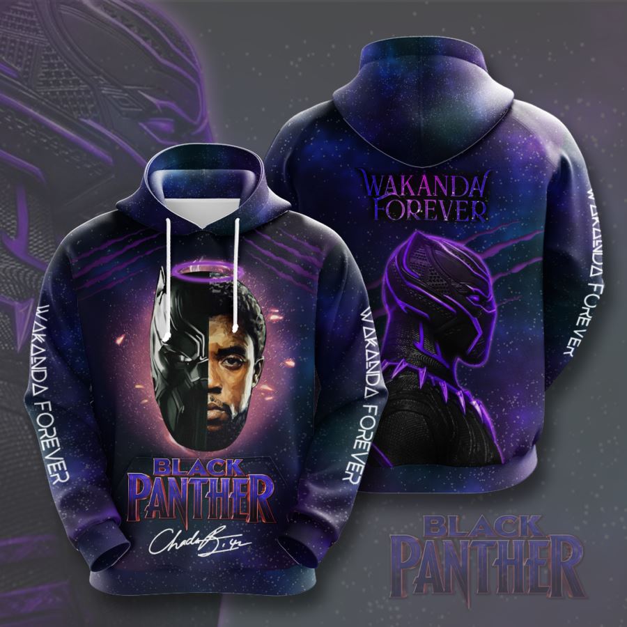 Black Panther Custom All Over Print Hoodie 3D