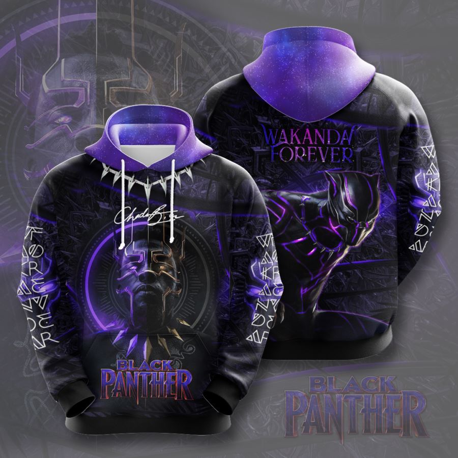 Black Panther Custom Hoodie 3D