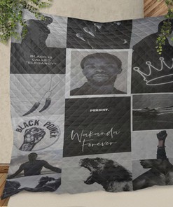 Black Panther Gift, Black Panther Black Power Wakanda Forever Quilt Blanket Bedding Set