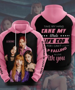 Black Pink Custom Hoodie 3D