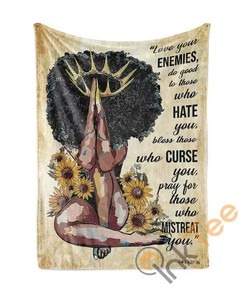 Black Queen Sherpa Fleece Blanket Gifts for Family, for Couple