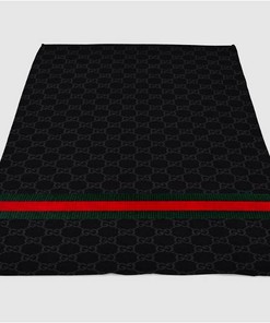 Black Red Background Sherpa Fleece Blanket Gifts for Family, for Couple