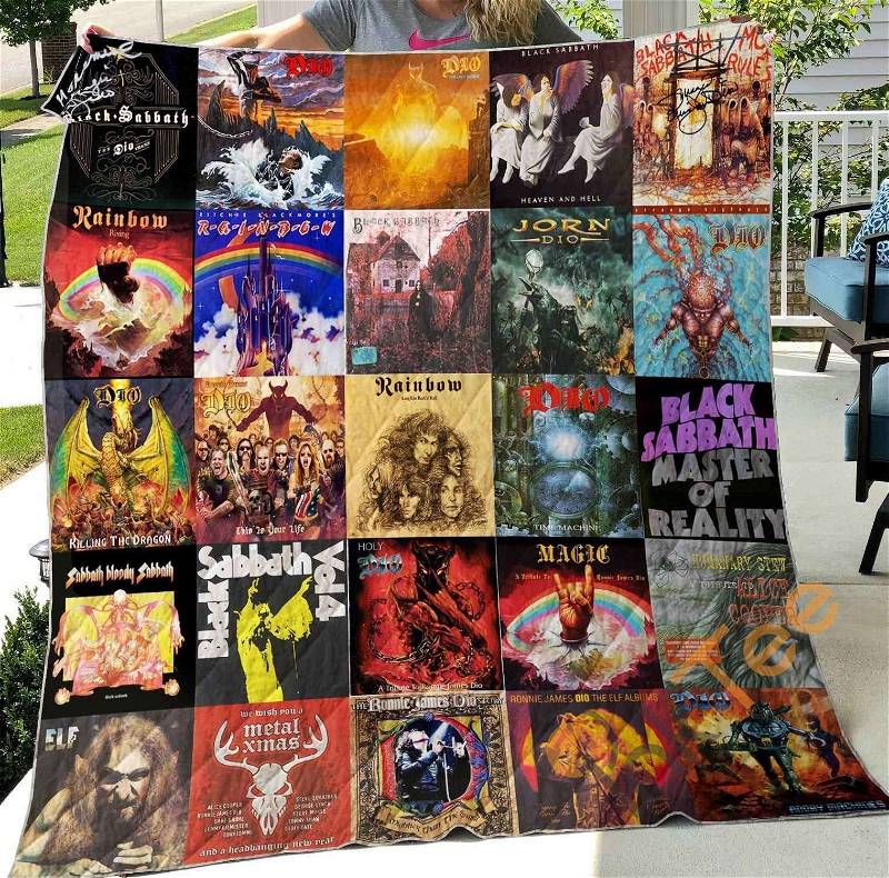 Black Sabbath Quilt Blanket Bedding Set