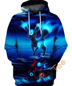 Black The Umbreon Hoodie 3D