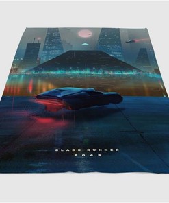 Blade Runner 2049 Sherpa Fleece Blanket Gifts for Family, for Couple