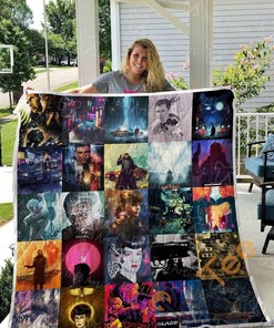 Blade Runner Quilt Blanket Bedding Set With Pillowcase Option