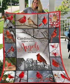 Blanket Cardinal Cardinals Appear. for Home Décor