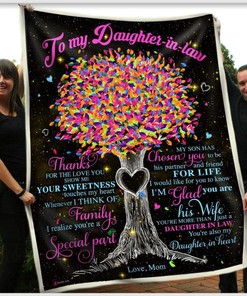 Blanket Daughter In Law Special Part for Home Décor