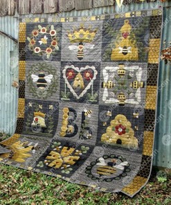 Blessed Bee Quilt Blanket Bedding Set for Home Décor