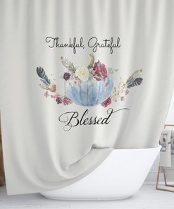 Blessed Shower Curtain for Bathroom Decor, Home Decor