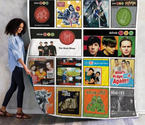 Blink-182 Throws Album Quilt Blanket