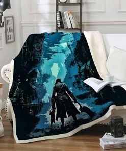 Bloodborne Fleece Blanket for Home Décor