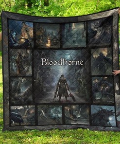 Bloodborne Game Lover Quilt Blanket Bedding Set Gamer