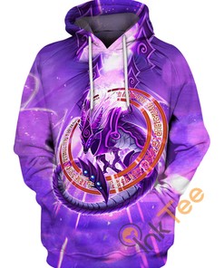 Blue Eyes Dark Magician Dragon Hoodie 3D