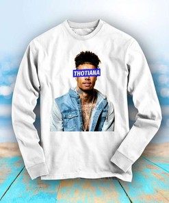 Blueface Thotiana Disrespectful Rap Hip Hop Long Sleeve Shirt