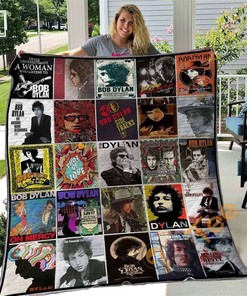 Bob Dylan Quilt Blanket Bedding Set With Pillowcase Option