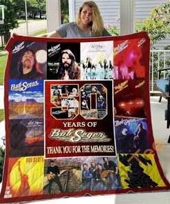 Bob Seger Quilt Blanket Bedding Set With Pilliwcase Option