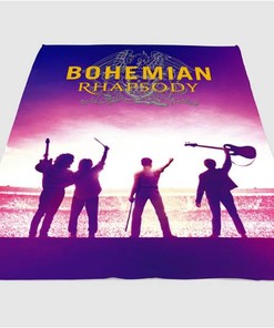 Bohemian Rhapsody Movie Sherpa Fleece Blanket Gifts for Family, for Couple
