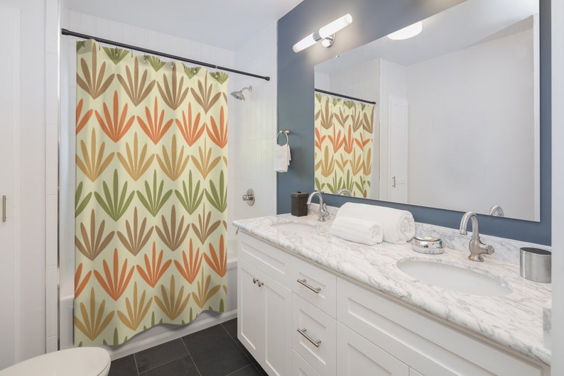 Boho Botanical Personalized Shower Curtain For Nature-Inspired Bathroom Decor - Image 3