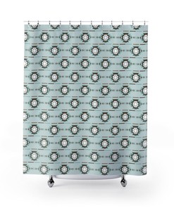 Boho Contemporary Shower Curtain Bathroom Decor