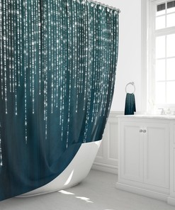 Boho Lights Shower Curtain