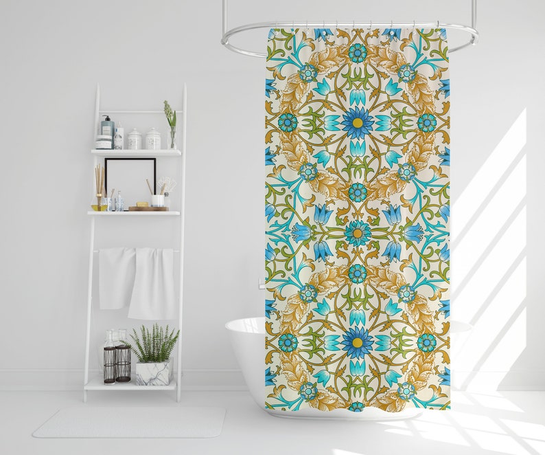 Boho Mandala Shower Curtain - Unique Eco-Friendly Waterproof Decor For Your Bathroom, Perfect Art Gift - Image 3