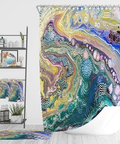 Boho Perfection Shower Curtain, Bath, Towel Options