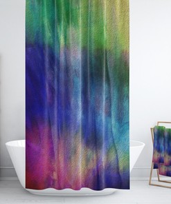 Boho Shower Curtain, Boho Maximalist Bathroom Decor