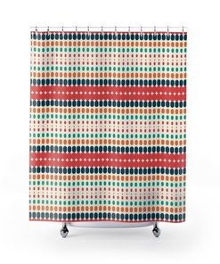 Boho Shower Curtain College Dorm Decor, Bathroom Decor