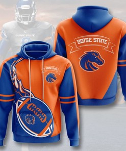 Boise State Broncos Custom Sport All Over Print Hoodie 3D