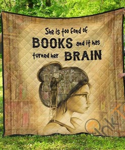 Book Brain Premium Quilt