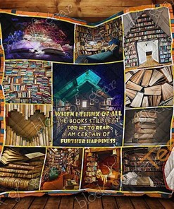 Book Nooks Quilt Blanket Bedding Set