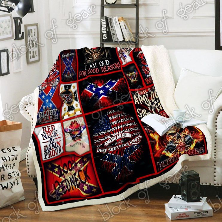 Born To Be Redneck I Am Old For Good Reason Quilt Blanket Bedding Set