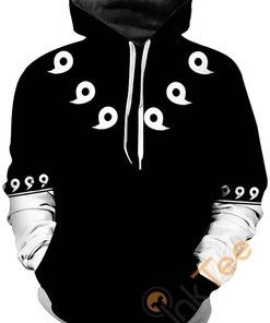 Boruto Naruto Print Pullover With Front Pocket All Over Print Hoodie 3D 1