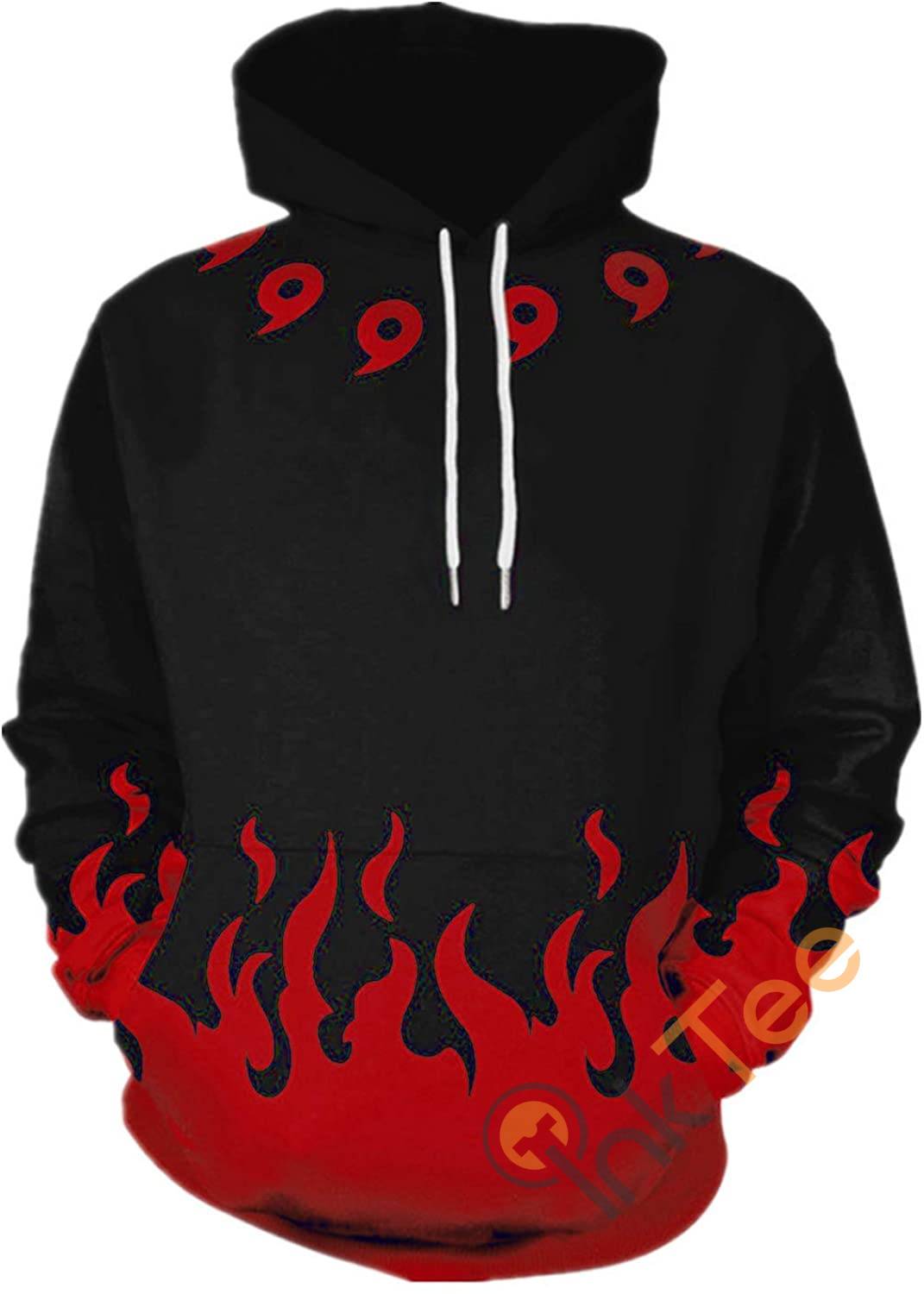 Boruto Naruto Print Pullover With Front Pocket Hoodie 3D