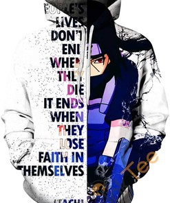 Boruto Naruto Print Pullover With Front Pocket Hoodie 3D 1