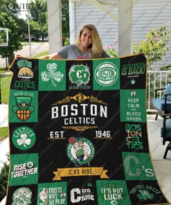 Boston Big Celtics Quilt Blanket Bedding Set for Home Décor