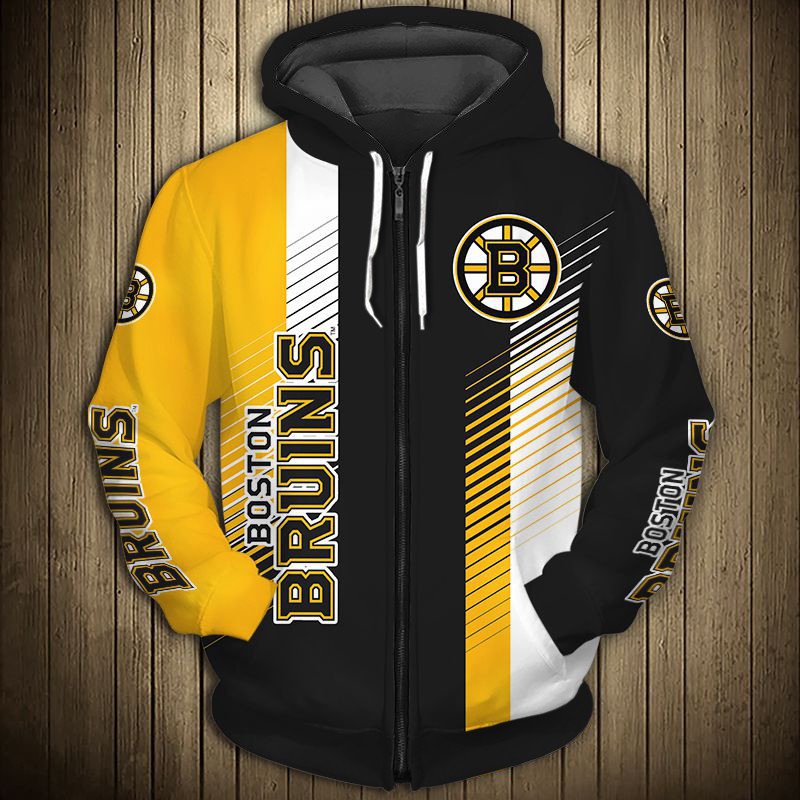 Boston Bruins Hoodie 3D Cute Design Pullover Nhl